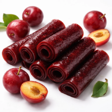 لواشک ارگانیک و خالص آلوچه سرخ